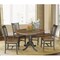 International Concepts Round 36 in Rd Extension Dining table, 4 RTA chairs, Hickory/Washed Coal, 36 W, 48 L, 29.3 in H, Wood K45-36RXT-C10-4 - alternate 3